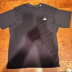 Adidas Black Tee with Logo Accent